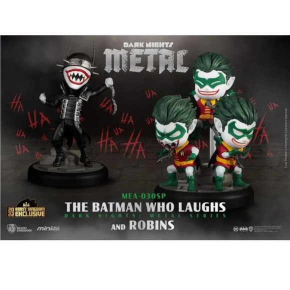Batman Who Laughs & Robins Figure Beast Kingdom Dark Knight Metal  New in Box. - Picture 2 of 10